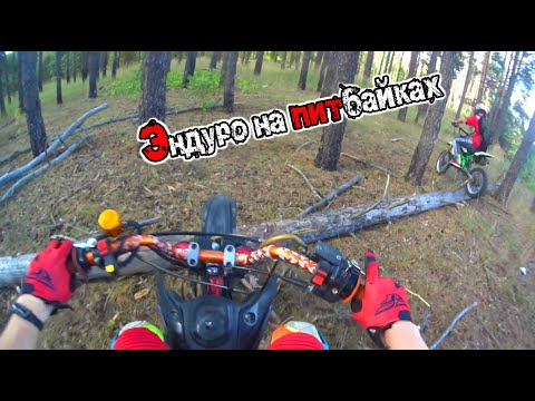 Видео: Покатушка на питбайке по эндуро трассе IRBIS TTR 125