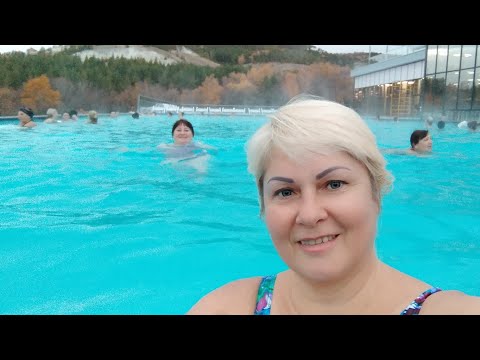 Видео: Хвалынске термы. Бассейн под открытым небом с теплой водой.