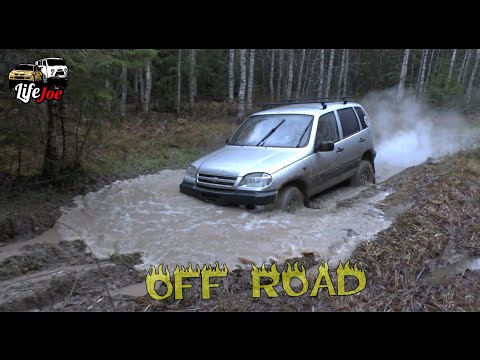 Видео: Лужи всё глубже. Офф роуд 2021. Нивы на бездорожье страдают от недостатка клиренса
