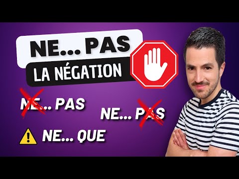 Видео: ⛔ NE PAS Отрицание во французском языке ➕ трудности