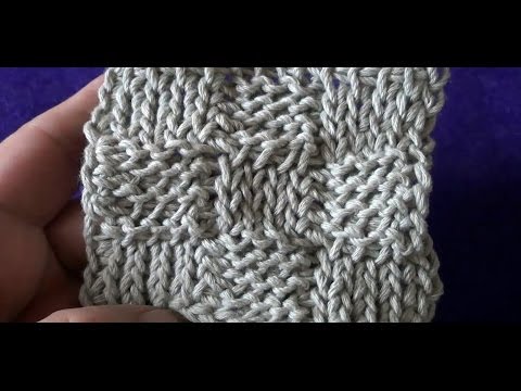 Видео: Тунисское вязание - Шахматка 4х4