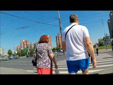 Видео: Ул Коллонтай. Пр Солидарности.  28. 06. 2024.