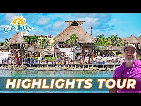 Видео: Коста-Майя, Мексика | Экскурсия по самым интересным местам круизного порта