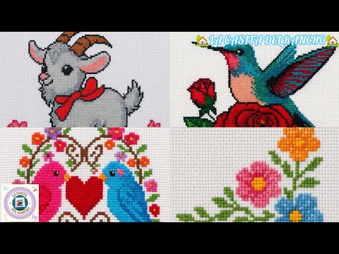 Видео: 🏡💐🦋🌻47 ИДЕЙ И ЦВЕТОВ ДЛЯ ВЫШИВКИ КРЕСТОМ 🌻🦋💐🏡