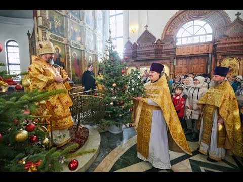 Видео: Литургия в храме в честь иконы Божией Матери "Взыскание погибших" г. Чебоксары 14 01 2024