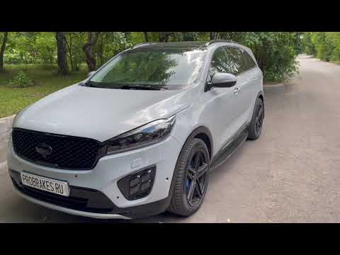 Видео: Тормоза BREMBO для KIA Sorento Prime под колеса 19