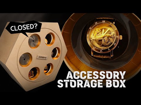 Видео: СЕКРЕТНЫЙ ЯЩИК: Шкатулка для драгоценностей с устройством в форме ириса / DIY / Remake