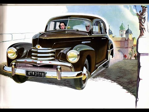 Видео: Автмобиль,с которого копировали конструкцию ''Победы'' - Opel Kapitan 1938 – 1950.