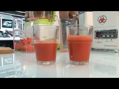 Видео: TEST.TV: Шнек или центрифуга? Выжмем всё.