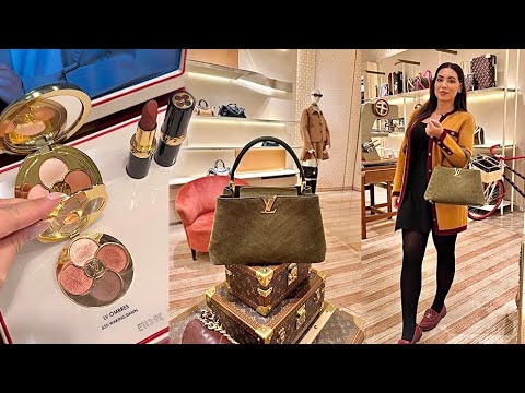 Видео: Покупки Louis Vuitton: новые осенние замшевые сумки 🍂 Пробуем помады и тени для век LV Makeup