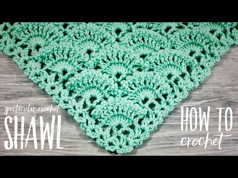 Видео: Вяжем ШИКАРНУЮ ШАЛЬ / БАКТУС КРЮЧКОМ / HOW TO CROCHET SHAWL