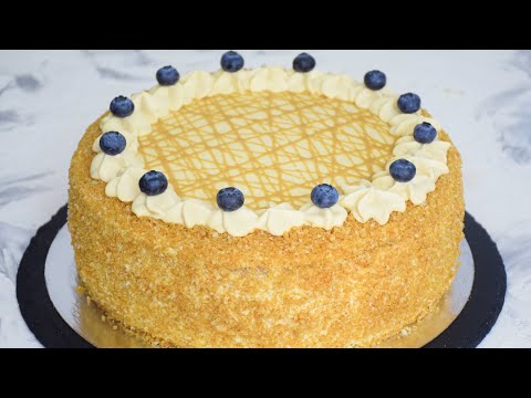 Видео: Торт "КАРАМЕЛЬНАЯ НОЧЬ" 🌸 ФАНТАСТИЧЕСКИ ВКУСНЫЙ ТОРТ на любой праздник!