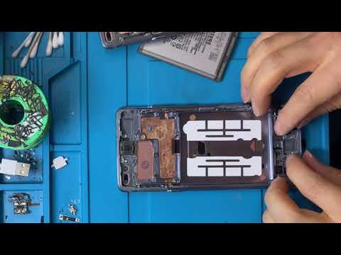 Видео: Замена экрана Galaxy s10 5G.