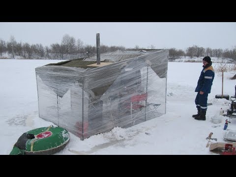 Видео: Походная баня зимой. Наш опыт постройки