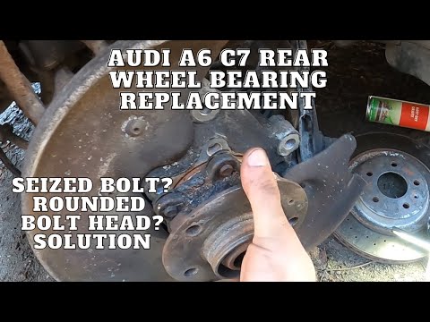 Видео: Замена заднего ступичного подшипника Audi A6 C7