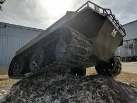 Видео: ч33 Строительство гусеничного ВЕЗДЕХОДА ( механизм  поворота вездехода)
