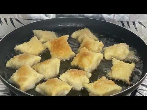 Видео: Мини чебуреки жасалуы оңай өте дәмді