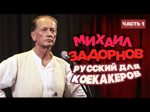 Видео: Михаил Задорнов - Русский для коекакеров | Часть 1 | Юмористический концерт 2015