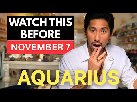 Видео: Водолей 😳 «Это привлечёт всё, что вы хотите! ЭТО ПРОИЗОЙДЁТ 7 НОЯБРЯ» 🌟 Знак Водолея