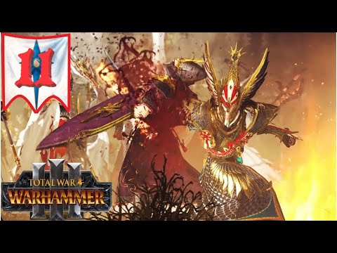 Видео: (SFO: Grimhammer III) Total War: Warhammer 3. # 11. Тирион. Сложность: "Легенда".