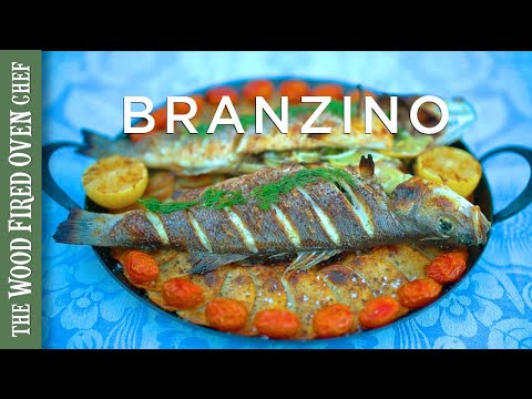 Видео: Целая бранзино из дровяной печи