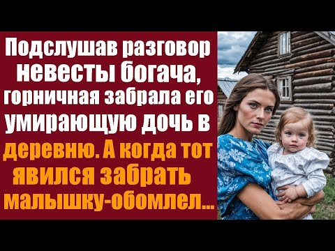 Видео: Случайно подслушав разговор невесты богача, горничная забрала его умирающую дочь в глухую деревню...