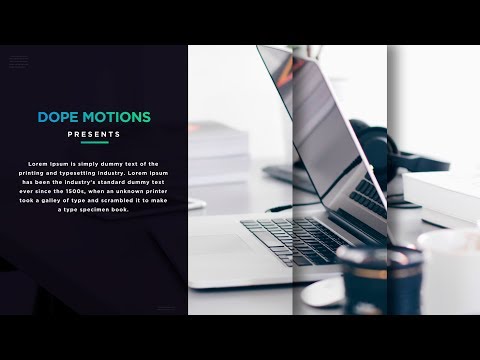 Видео: Учебное пособие по After Effects — Минимальное слайд-шоу в After Effects (бесплатный файл проекта)