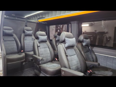 Видео: Переобладнання мікроавтобусів Mercedes Sprinter 907