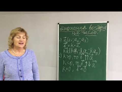 Видео: Геометрія (10 клас).  Додавання і віднімання векторів. Множення вектору на число
