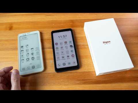 Видео: Первые впечатления от цветного e-ink телефона Hibreak Pro