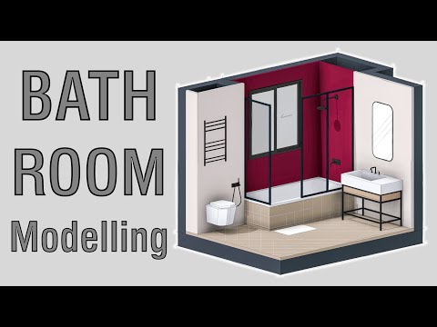 Видео: Полное проектирование ванной комнаты с использованием методов глубокого моделирования в Revit 2024