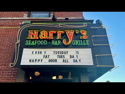 Видео: Пообедайте в ресторане Harry's Seafood Bar & Grill в Окале, Флорида | Рестораны в Окале, Флорида