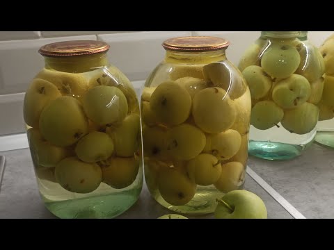 Видео: КОМПОТ ИЗ ЯБЛОК 🍏БЕЛЫЙ НАЛИВ НА ЗИМУ. ОЧЕНЬ ВКУСНЫЙ👍