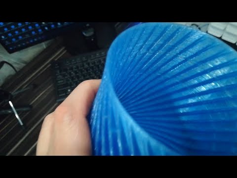 Видео: Почти пол кило самодельного пластика на вазу