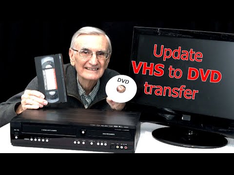 Видео: Обновление: как переписать VHS-кассету на DVD с помощью комбинированного рекордера