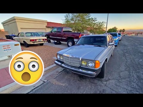 Видео: Редкий Мерседес W123 S123 300TD Универсал в Америке! Встреча с Другом и Много Мерседесов!