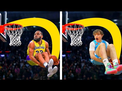 Видео: ПОВТОРИЛИ 10 ЛУЧШИХ ДАНКОВ NBA НА НИЗКОЕ КОЛЬЦО