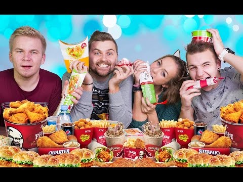 Видео: ВСЕ МЕНЮ KFC ЗА 10 МИНУТ / CHALLENGE