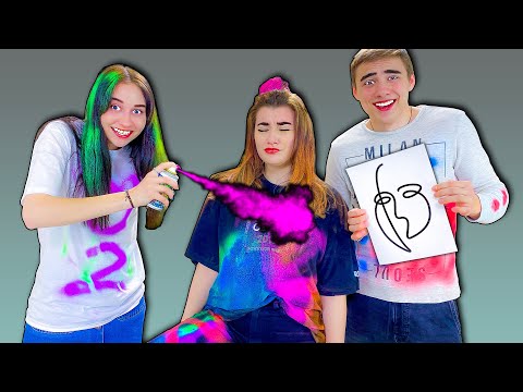 Видео: КТО ЛУЧШЕ НАРИСУЕТ ЛЕВОЙ РУКОЙ НЕПРЕРЫВНОЙ ЛИНИЕЙ ЧЕЛЛЕНДЖ !
