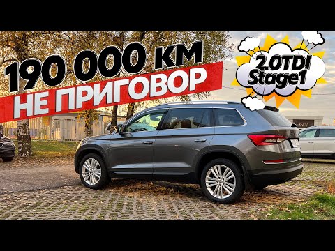 Видео: 190 тыс.км на ЧИПОВАННОМ Skoda KODIAQ 2.0TDI Stage 1. ОТЗЫВ владельца