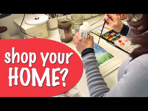 Видео: 12 удивительных принадлежностей для акварели, которые у вас уже есть