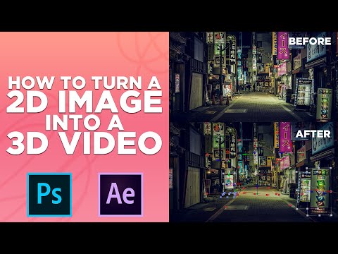Видео: Как превратить 2D-изображение в 3D-видео (After Effects и Photoshop)