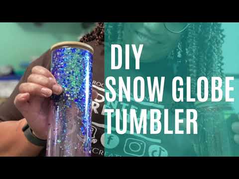 Видео: Снежный шар с блестками и виниловой наклейкой. Волшебная жидкость Elmer's | Прозрачный клей и дис...