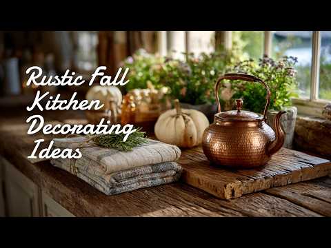 Видео: 🍂 Идеи декора кухни в деревенском стиле на осень, которые согревают каждое утро