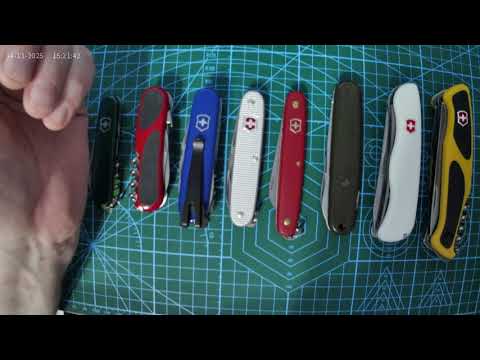 Видео: Victorinox и venger  все размеры, или почти все.