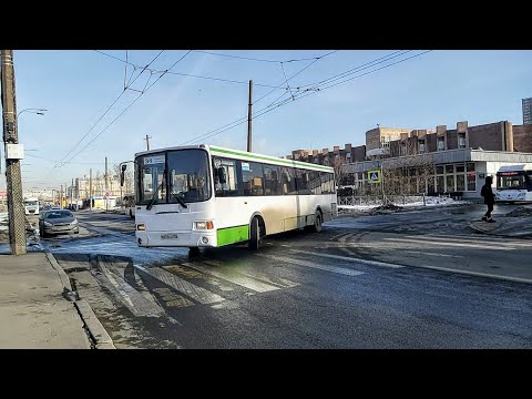 Видео: Автобус, маршрут №34 ЛиАЗ-5293.60 б.3808 (05.03.2022) Санкт-Петербург/Шушары