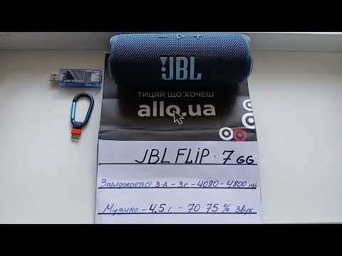 Видео: JBL FLIP 7 АКБ - 4080 mah GG