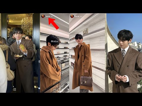 Видео: Минуту назад! Тэхён только что опубликовал десятки фотографий и историй в Instagram.