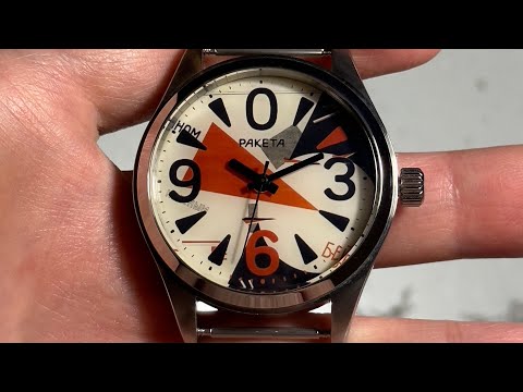 Видео: Дмитрий Бродниковский-часы Ракета Big Zero Зеро Авангард сапфир+сталь