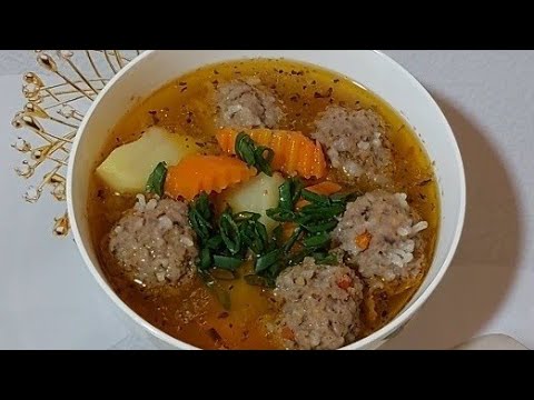 Видео: Кешкі асқа не дайындауға болады? Тефтели дайындау тәсілі! Ыстық тағам. Күріш көже.
Рисовый суп